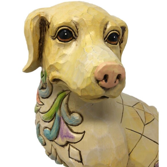 Jim Shore Yellow Labrador Retriever 10" Constance 2011 Outdoor Living Collection - Picture 2 of 14